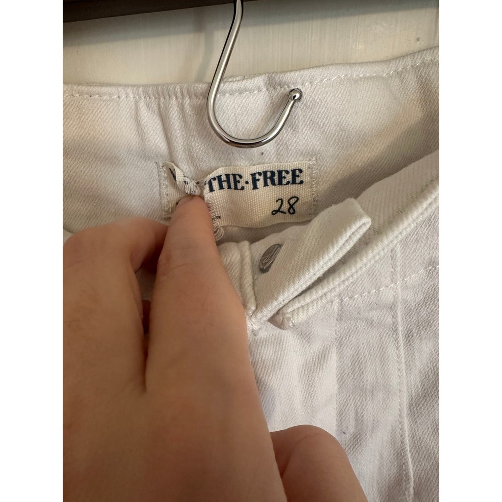 Free People We The Free Jayde White High Rise Flare Jeans 28 - Picture 4 of 4